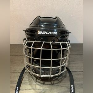 Bauer Profile IMS5.0 M Black Hockey Helmet w/Profile S/P Cage EUC